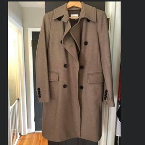 Club Monaco Taupe Wool Coat
